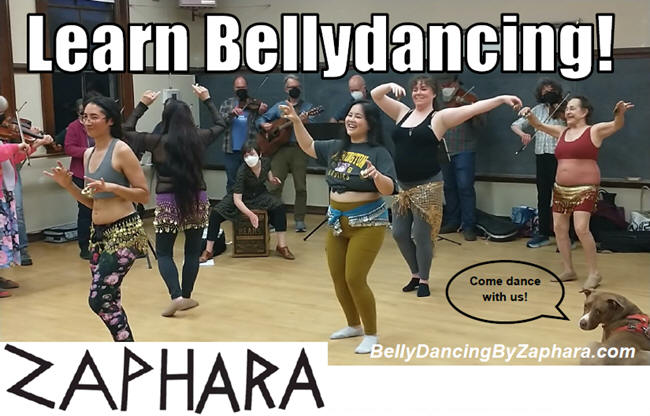 Learn Bellydancing in Seattle with Zaphara!